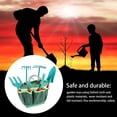 thumbnail image 4 of Vogacara Juego de 11 piezas de herramientas de jardinería para niños, minijardín interactivo, disfraces de plantación, delantal, sombrero, Juegos de césped, 4 of 6