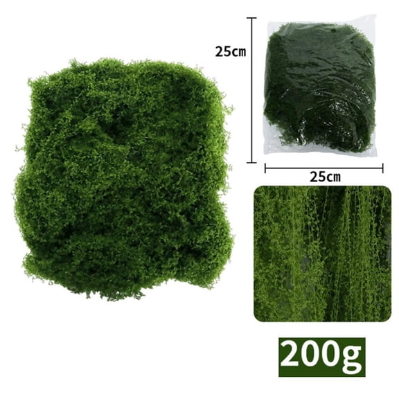 Artificial Moss for Indoor Outdoor Decor Available in 50g 100g 200g Sizes