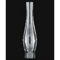 B&P Lamp® 2 3/8 Inch by 12 1/4 Inch Clear Glass Lamp Chimney for Vintage and Antique Style Globes