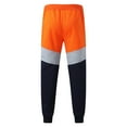 thumbnail image 3 of Aayomet Men Sweatpants Men's Sweatpants Casual Lounge Cotton Pajama Yoga Pants Open Bottom Straight Leg Male Sweat Pants with Pockets,Orange XL, 3 of 4