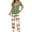Army-Green, variant on Fantaslook Womens Pajamas Sets Crewneck Short Sleeve Printed 2 Piece Outfits Set Tie Dye Casual Loungewear with Pockets