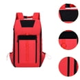 thumbnail image 6 of TOOYFUL First Aid Backpack Medical Backpack Empty Oxford Cloth Survival Supplies Bag First Responder Bag for Hiking Travel red, 6 of 10