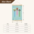 thumbnail image 3 of The Powerpuff Girls Wooden Shaft Hanging Poster Home Decor Poster Wall Art Painting For Living Room Bedroom 16"X24", 3 of 7