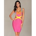 thumbnail image 6 of Women's Celebrity Bandage Bodycon Dress Strap Party Pencil Dress, 6 of 6