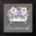 thumbnail image 2 of Prime, Marcus 20x20 Black Modern Framed Museum Art Print Titled - Unwind Floral Bath 2, 2 of 5