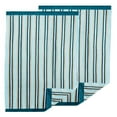 thumbnail image 2 of Impressions Tiana Striped Combed Cotton 2-Piece Bath Sheet Set, 2 of 8