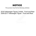 thumbnail image 2 of TMC Front Rear Suspension Struts Kit for Car Volkswagen Tiguan Limited - Left Right Side (Driver Passenger) K78-100923, 2 of 2