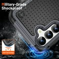 thumbnail image 6 of Armor Shockproof Case for Samsung Galaxy S25, [Military Grade Anti-Drop] Rugged Hybrid Hard PC+Soft Silicone Heavy-Duty Tough Durable Slim Fit Lightweight Protective Bumper Phone Case, Gray, 6 of 7