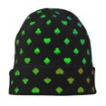 thumbnail image 7 of Naloa Poker Shapes Soft Beanie Hat, Knit Beanie Daily Beanie in Fine Knit for Women Men Winter Travel, Outdoor, 7 of 7
