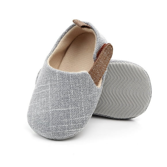 Zapatos de Cuna BuyWeek para Bebé Algodón Suave Suela Blanda