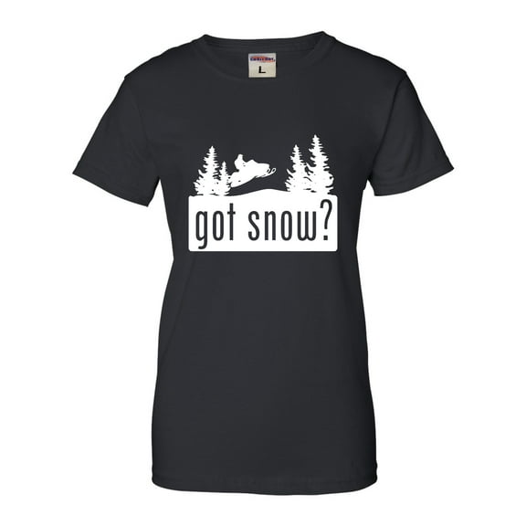 Womens Got Snow Funny Snowmobile Lover T-Shirt