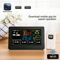 thumbnail image 5 of Alarm Clock Weather Station with APP Control Smart Weather Clock Temperature Humidity Electronic Digital Table Clock ,Security, 5 of 8