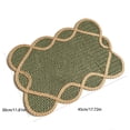 thumbnail image 2 of Fareti Paper Woven Placemat with Vintage Design, 45x30cm Heat Insulation Table Mat for Dining Table, 2 of 4