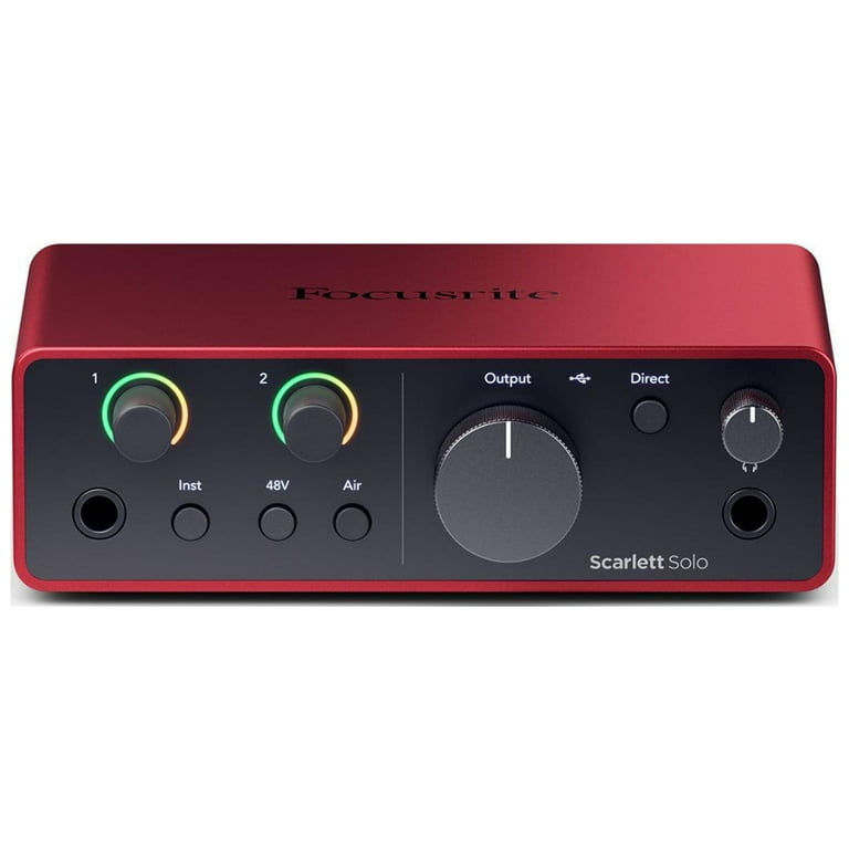 Focusrite Scarlett Solo Studio 4th Gen USB Audio Interface w