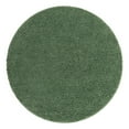 thumbnail image 2 of Unique Loom Everyday Shag Collection Area Rug - Solid (5' Round Green), 2 of 6