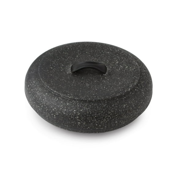 Calentador de tortillas Dexas, apto para microondas, XL, 9,5 cm, estampado de granito