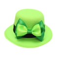 thumbnail image 1 of Sombrero de copa para el Día de San Patricio Sombrero verde con trébol Sombrero de copa para festival irlandés, 1 of 6
