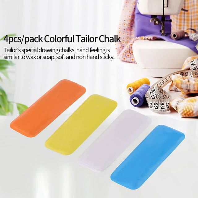With Storage Box Professional 4pcs/pack Dressmaker Chalk, Sewing Chalk, Colorful For Sewing DIY Sewing