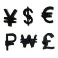 thumbnail image 1 of Refrigerator Magnets Currency Sign - 6PCS Plastic Kitchen Magnets Fridge Magnets, 1 of 3