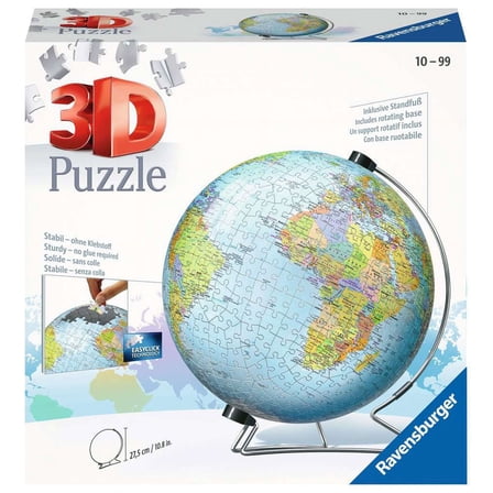 Ravensburger The Eart h3D Jigsaw Puzzle, Plastic, 540 Piece