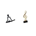 thumbnail image 6 of Thinker Abstract Sculpture Desktop Figurine Music Note Resin Creative Modern Tabletop Decoration for Living Room Bedroom, 6 of 8