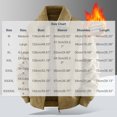 thumbnail image 3 of Ceisia Men's Reversible Sherpa Lined Cotton Trucker Jacket Fleece Collar Loose Fit Multi Pocket Warm Outer Coat Gift, 3 of 5