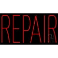 thumbnail image 1 of Red Repair LED Neon Sign 20 x 37 - inches, Clear Edge Cut Acrylic Backing, with Dimmer - Bright and Premium built indoor LED Neon Sign for automotive store, and mall., 1 of 7