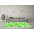 thumbnail image 3 of Ahgly Company Indoor Square Abstract Green Modern Area Rugs, 3' Square, 3 of 4