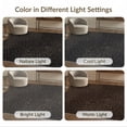 thumbnail image 7 of ODIKA 8'x10' Dark Brown Speckled Stone Washable Area Rug Contemporary Scattered Pebble Motif With Geometric for Dining Room, Large Office, Lounge, Non-Slip Chair-Friendly Mat, 7 of 7