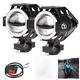 thumbnail image 4 of Faro de motocicleta, luz LED modificada para automóvil eléctrico, foco láser U7 con anillo de lámpara de ojo de ángel, luz intermitente alta y baja, 4 of 4