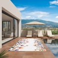 thumbnail image 2 of Spring Floral Outdoor Rug 3x5 Ft, Non Slip Washable Area Rug, Elegant Flowers Farmhouse Botanical Patio Rugs Carpet Runner, Large Floor Mat for Indoor/Outdoor Deck Porch Camping, 2 of 8