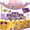 Disney Minnie Mouse Birthday Party Supplies & Decorations For 8 Guests - 146 Pieces