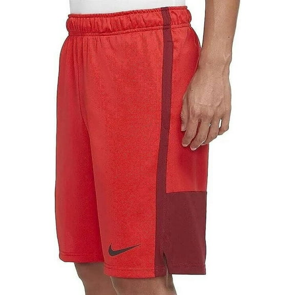 Nike Men's Dri-FIT Knit Hybrid Training Shorts (University Red) Size 4XL