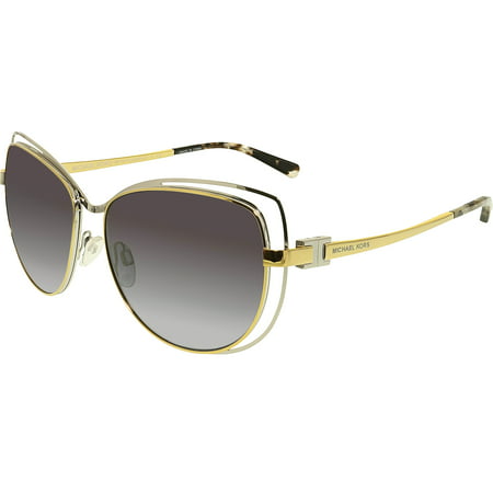 Michael Kors Women's Gradient Audrina MK1013-112011-58 Gold Butterfly Sunglasses