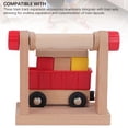thumbnail image 4 of Wooden  Track Accessories, Wood Railway Toy Scene Accessories 5 Pcs Rotating Grabber Endless Fun  for Children, 4 of 7