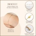 thumbnail image 3 of 14K Yellow Gold Button Link Bracelet 7", 3 of 4