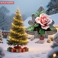 thumbnail image 3 of Stylish Metal Tree-Shaped Wind Spinner for Garden - Modern Design with Intricate Patterns & Vibrant Colors Perfect for Outdoor Decor, 3 of 7