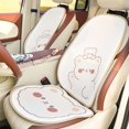 thumbnail image 2 of Cojín de asiento de coche de seda de hielo para las cuatro estaciones, funda de asiento de coche para niña, decoración interior de coche, almohadilla protectora de asiento de dibujos animados de oso d, 2 of 5