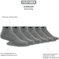 adidas Men's Athletic Cushioned Low Cut Socks with Arch Compression for