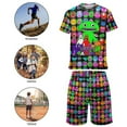 thumbnail image 4 of Boys Garten of Banban Garten of Banban Short Sleeve Mesh T-Shirt And Shorts Outfit Set Summer Clothes Set for Kids, 4 of 7