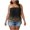 Khaki, variant on ZQUUVOU Tank Top For Women Casual Off The Shoulder Printed Crew Neck Sports Tank Tops (Burgundy,L)
