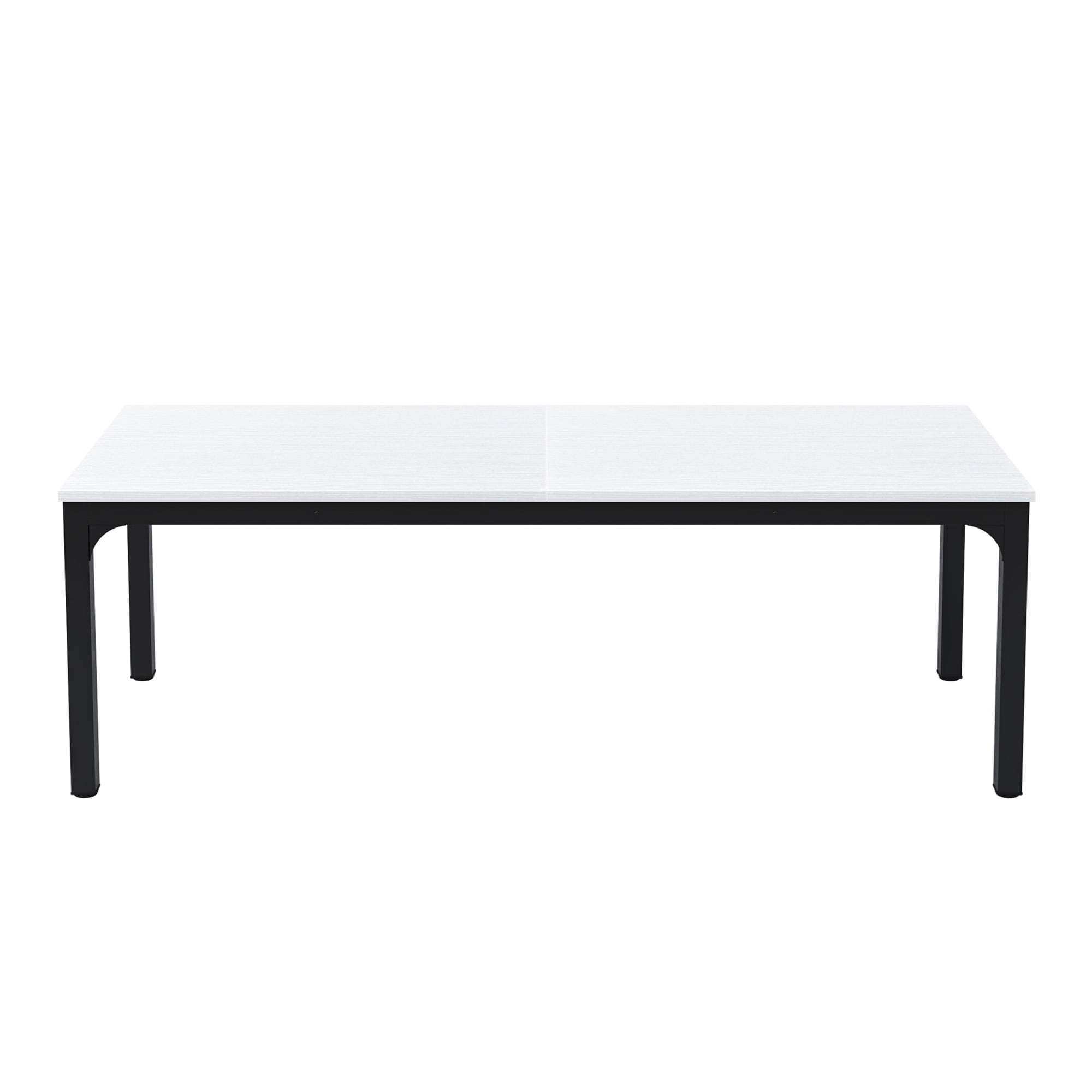 MAYEERTY 78.7 Inch Dining Table, 6-8 Seater Rectangular Table with 25mm MDF Board & Heavy Duty Metal Frame