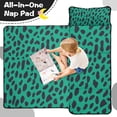 thumbnail image 4 of Green and Black Of Leopard Print Toddler Nap Mats for Kids Preschool,Sleeping Mat Bag or Kids,Toddler Sleeping Bag,Toddler Nap Mat or Daycare, 4 of 6