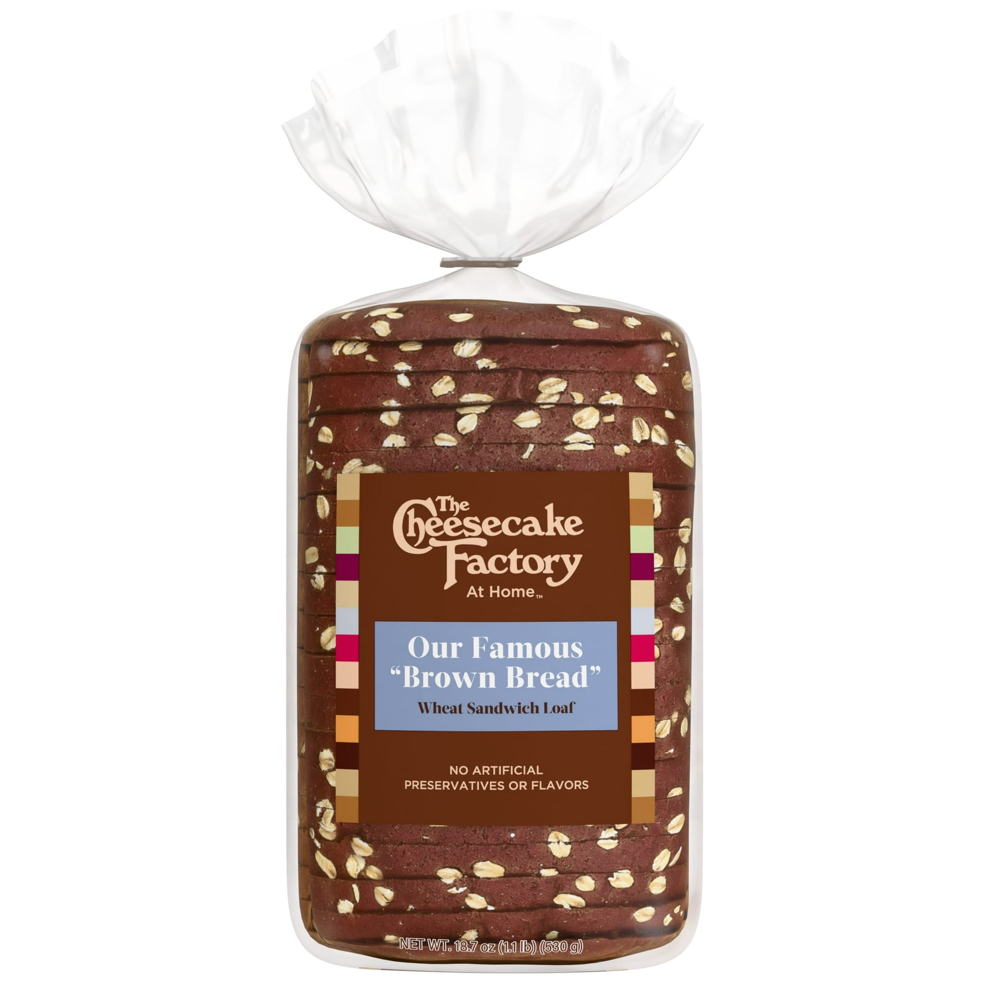 The Cheesecake Factory At Home Famous "Brown Bread" Sweet Wheat Sandwich Loaf, 18.7 oz, Kosher