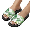 thumbnail image 5 of GZHJMY Stylish Slides for Women Men, Tropical Style Palm Leaves Soft Flexible Slip-on Sandals Slippers, 5 of 7