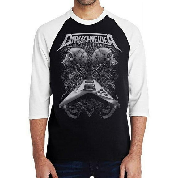 Dirkschneider Flying V Raglan Baseball T-Shirt