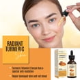 thumbnail image 4 of Suero de cúrcuma para rostro + suero de vitamina C iluminador – Hidratante orgánico para acné, manchas oscuras y piel clara – Aumenta la hidratación para piel seca y cansada – Fórmula antienvejecimien, 4 of 9