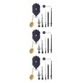 thumbnail image 3 of maskred 11 Pieces Wall Clock Movement Mechanism Replacement Tools Quartz Repair Shaft Black 3Set, 3 of 6