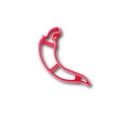thumbnail image 1 of Red Chili Pepper Cookie Cutter (3")- Fast Shipping - Sharp Edges - Exceptional Quality, 1 of 4