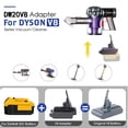 thumbnail image 2 of Adaptador JJXNDO V8 para batería Dewalt de 20 V para reemplazar Dyson V8, 2 of 7